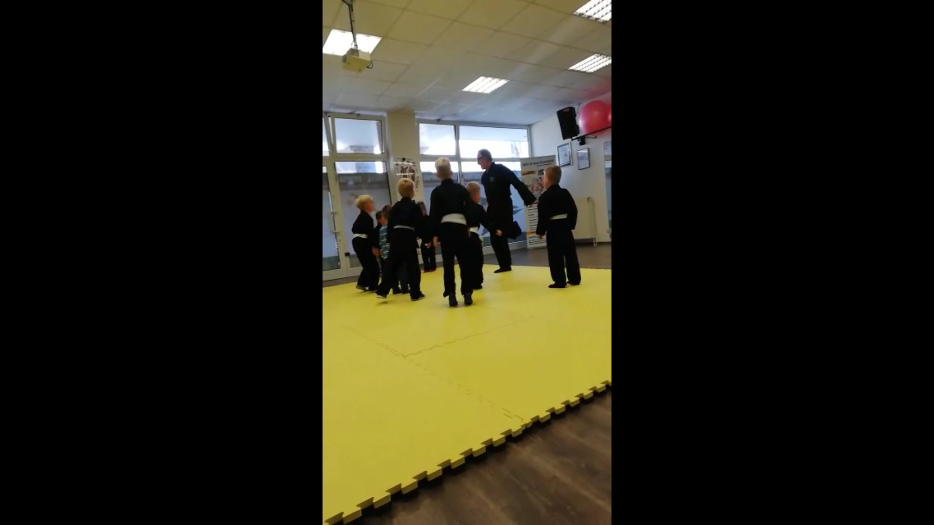 Ninja Kids beim Training